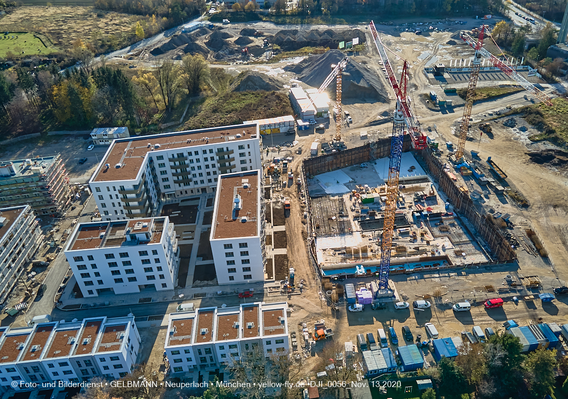 13.11.2020 - Piederstorfer Gelände und Alexisqaurtier am Karl-Marx-Ring in Neuperlach